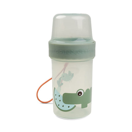 Done by Deer Snackbakje L Croco Green 480ml - Done by Deer - Babywinkel - 5712643045243