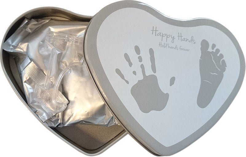 Dooky Geschenkdoosje Heart Shape Silver Happy Hands - Dooky - Babywinkel - 5038278981733