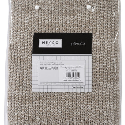 <tc>Meyco</tc> Couverture de lit Relief Mixed Sand