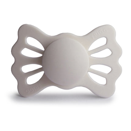 <tc>Frigg</tc> <tc>tétine</tc> Taille 2 Lucky Symmetrical Silver Gray Silicone