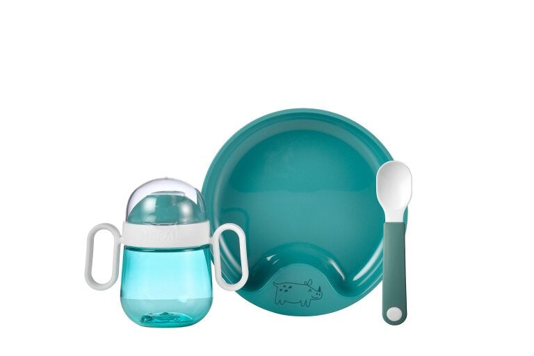 <tc>Mepal</tc> Service de vaisselle pour enfants Mio 3 pièces Deep Turquoise