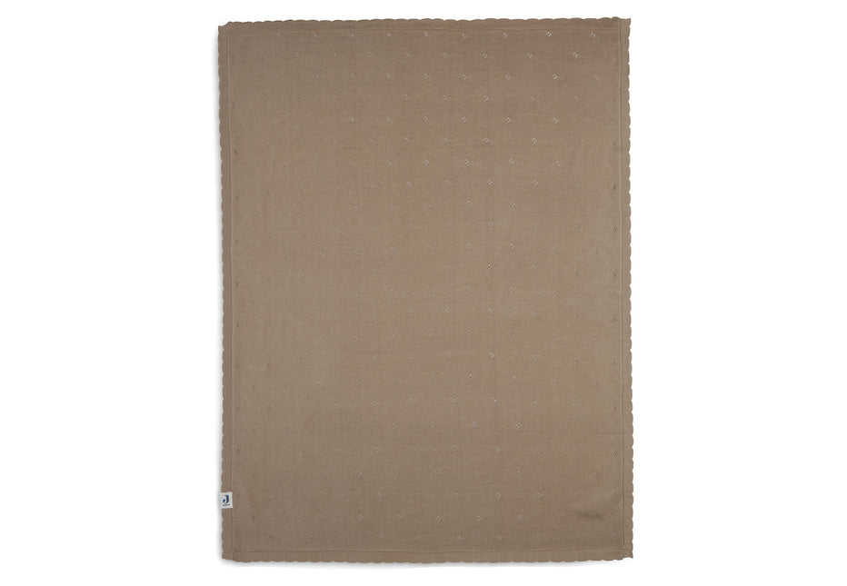 <tc>Jollein</tc> Couverture de berceau Pointelle Biscuit 100x150cm