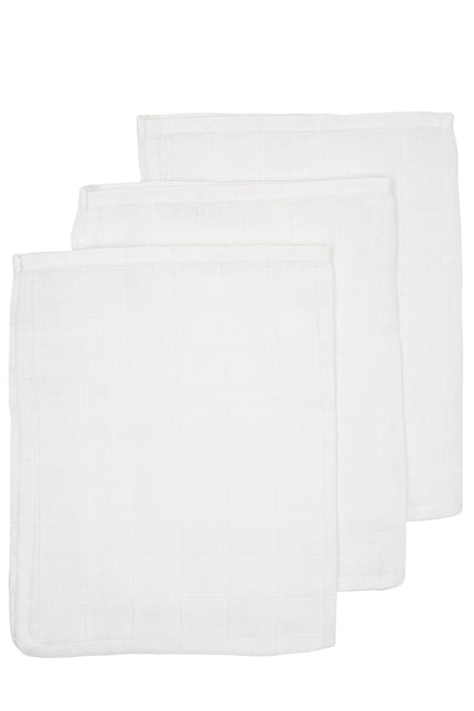 <tc>Meyco</tc> Gant de toilette 3St Blanc