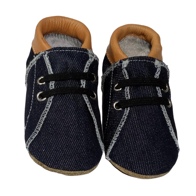 <tc>Baby Dutch</tc> Chaussures bébé Denim Cognac