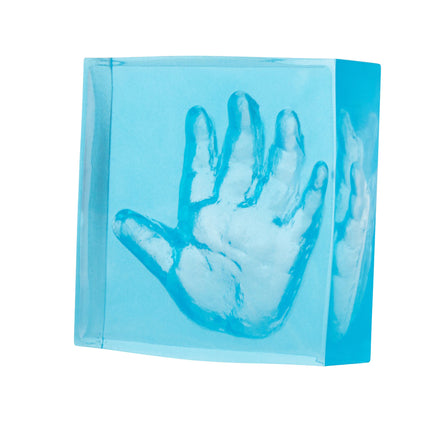 <tc>Dooky</tc> Cadre photo Crystal Memories 2D Hand Foot Print 10X10Cm