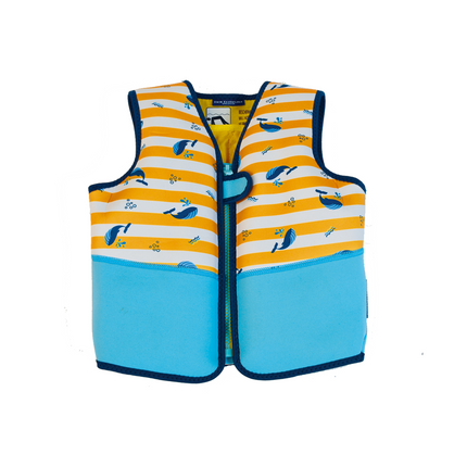 <tc>Swim Essentials</tc> Gilet de sauvetage enfant baleine bleu orange 3-6 ans