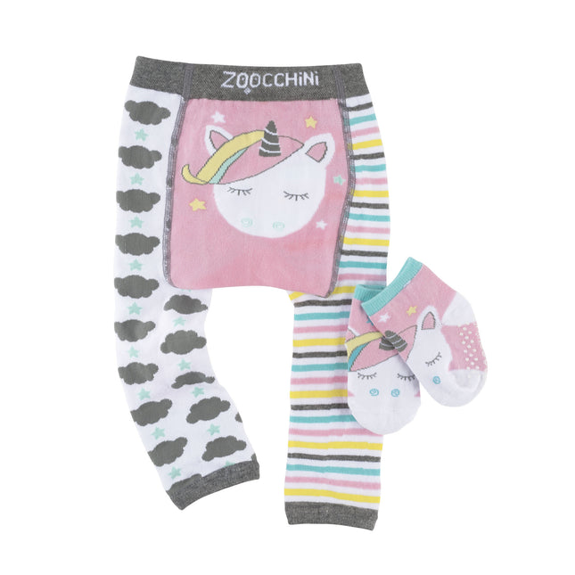 <tc>Zoocchini</tc> Legging bébé Allie The Alicorn avec chaussettes 12/18mths