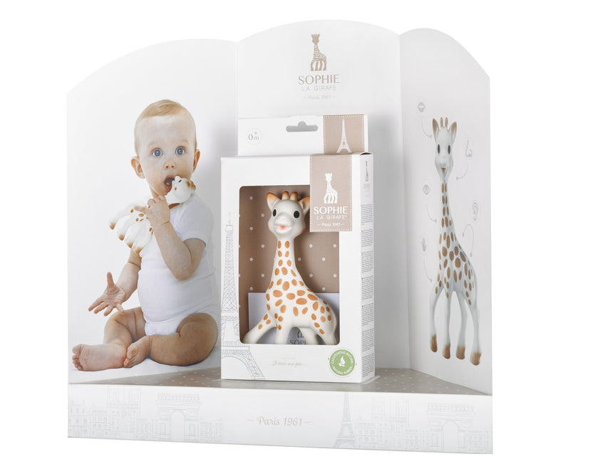 <tc>Sophie de Giraf</tc> Anneau de dentition Girafe dans une boîte cadeau blanche