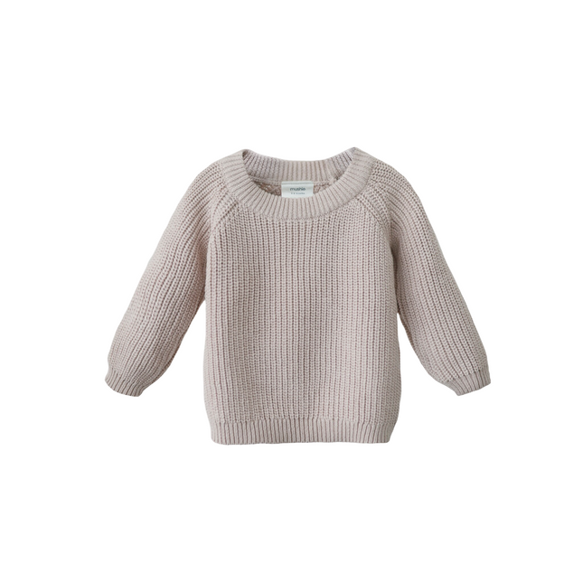 <tc>Mushie</tc> Pull bébé Chunky Knit Beige