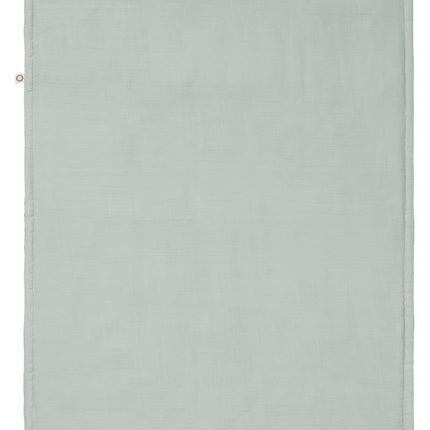 <tc>Noppies</tc> Couverture de berceau en mousseline réversible gris puritain 75x100cm