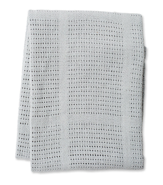 <tc>Lulujo</tc> Couverture de berceau gris cellulaire