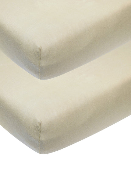 <tc>Meyco</tc> Drap-housse Jersey 2St 40X80/90 Sand