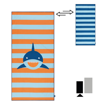 <tc>Swim Essentials</tc> Serviette de plage Shark 135X65Cm