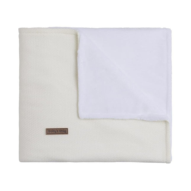 <tc>Baby's Only</tc> Couverture de lit Teddy Classic Wool White