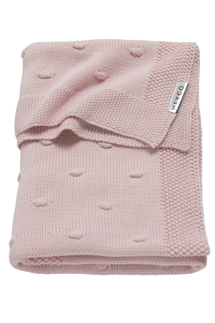 <tc>Meyco</tc> Nœuds de couverture de berceau rose