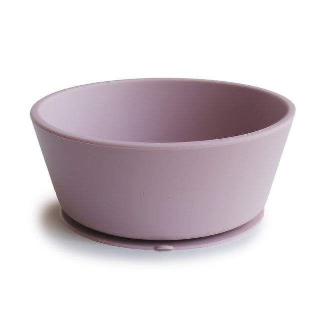 <tc>Mushie</tc> Bol pour bébé en silicone doux Lilas