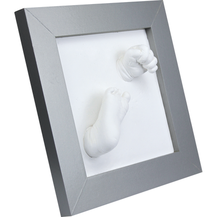 <tc>Dooky</tc> Cadre photo 3D Main Pied Plâtre impression 23cm