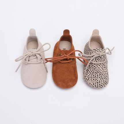 <tc>Baby Dutch</tc> Chaussures pour bébé Nova Ecru Suede