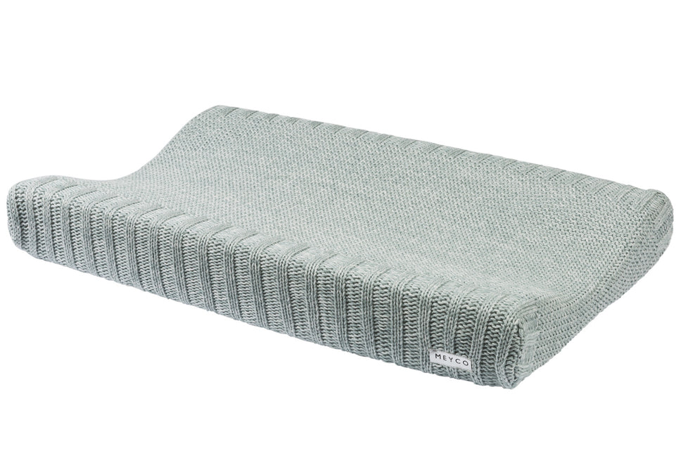 <tc>Meyco</tc> Housse de matelas à langer Relief Mixed Stone Green