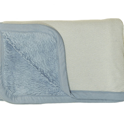 <tc>Snoozebaby</tc> La couverture du berceau T.O.G 2.0 Bleu frais 100x75cm