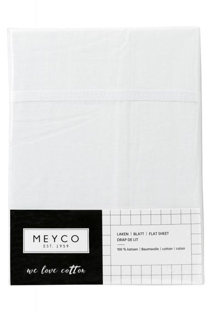 <tc>Meyco</tc> Feuille de berceau Piping White