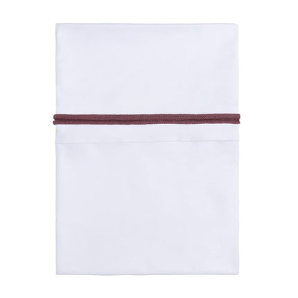 <tc>Baby's Only</tc> Drap de berceau Piping tricoté Loam/White