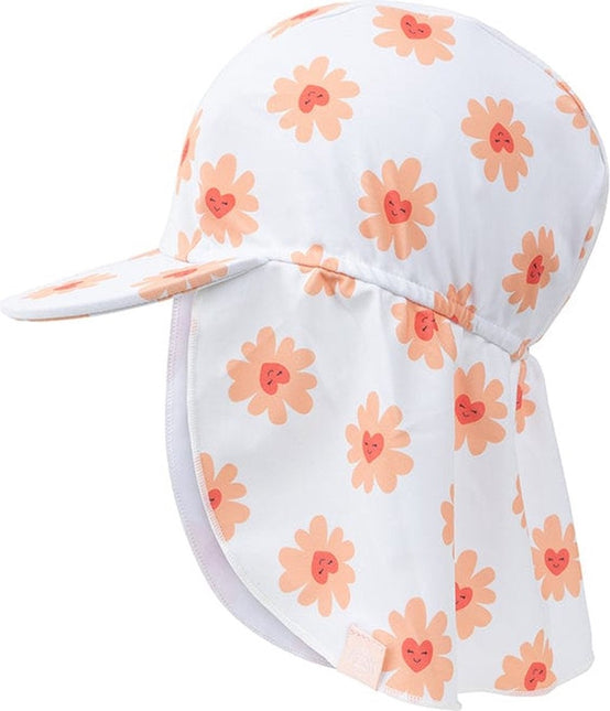 <tc>Swim Essentials</tc> Chapeau de soleil Baby Uv Flower Hearts Protection du cou