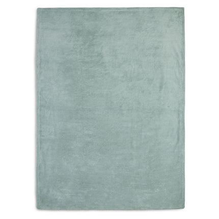 <tc>Jollein</tc> Couverture de berceau Basic Knit Forest Green/Fleece 75x100cm