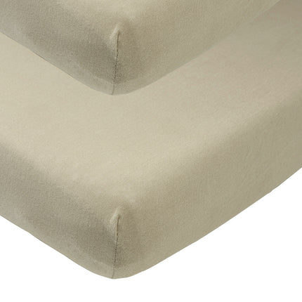 <tc>Meyco</tc> Drap-housse Jersey 2St 60X120 Taupe