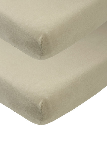 <tc>Meyco</tc> Drap-housse Jersey 2St 60X120 Taupe