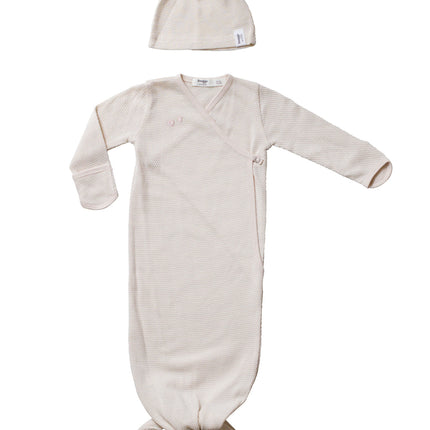 <tc>Snoozebaby</tc> Baby Cocon Sleeping Bag Incl Hat Peach Blush 60cm