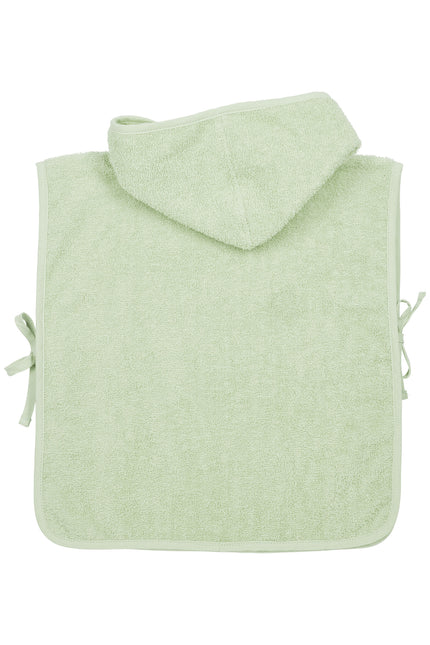 <tc>Meyco</tc> Poncho de bain 1-3 ans Basic Terry Soft Green