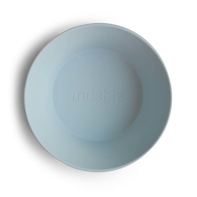 <tc>Mushie</tc> Bol pour bébé rond bleu poudré 2pcs