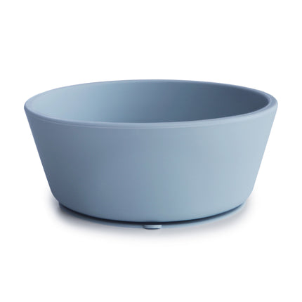 <tc>Mushie</tc> Bol pour bébé en silicone bleu poudre