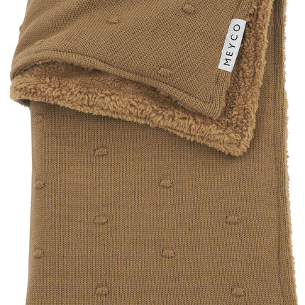 <tc>Meyco</tc> Couverture de lit Teddy Mini Knots Toffee