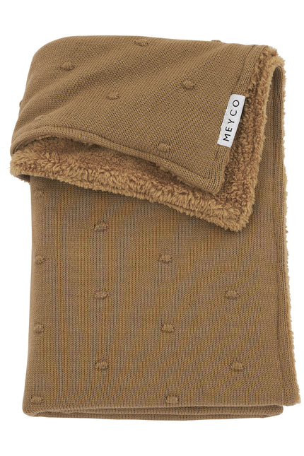 <tc>Meyco</tc> Couverture de lit Teddy Mini Knots Toffee