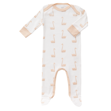 <tc>Fresk</tc> Pyjama bébé avec pied cygne pêche pâle