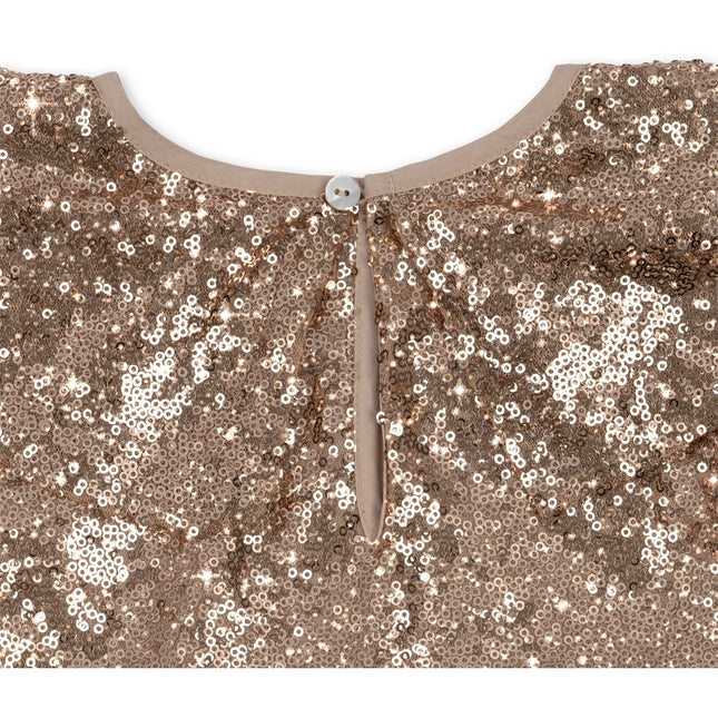 <tc>Konges Slojd</tc> Robe pour bébé Starla Sequin S Gold Blush