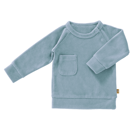 <tc>Fresk</tc> Pull bébé Velours Bleu Brume