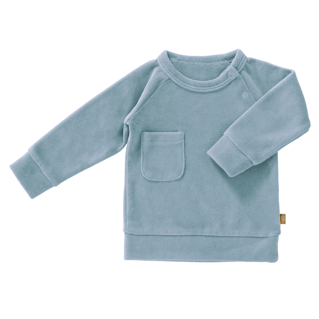 <tc>Fresk</tc> Pull bébé Velours Bleu Brume