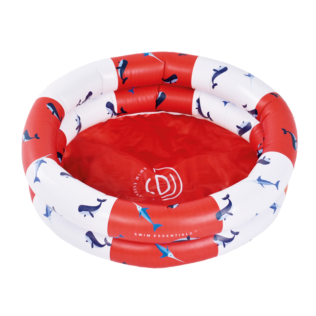 <tc>Swim Essentials</tc> Piscine Enfant Baleine Rouge Blanc 60Cm