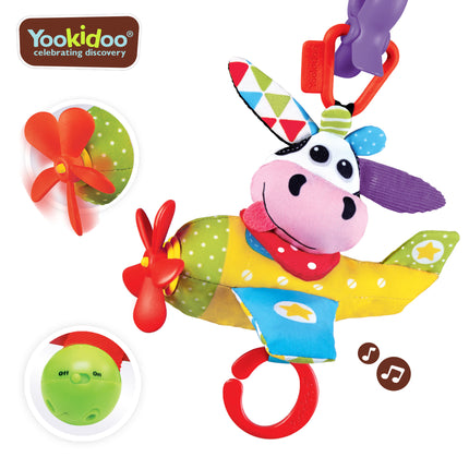 <tc>Yookidoo</tc> Jouet suspendu Avion avec vache