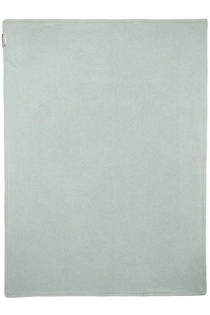 <tc>Meyco</tc> Couverture de berceau en tricot de velours Basic Stone Green