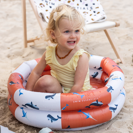 <tc>Swim Essentials</tc> Piscine Enfant Baleine Rouge Blanc 60Cm