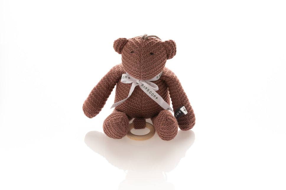 <tc>Bamboom</tc> Pendentif musical Baby Mini Bear Rouge mat