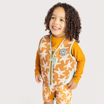 <tc>Swim Essentials</tc> Gilet de sauvetage Sea Star Leopard 3-6 ans