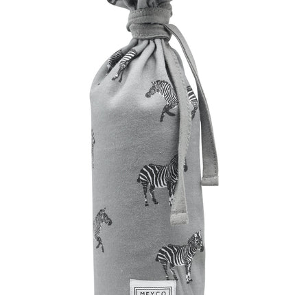 <tc>Meyco</tc> Sac à provisions Zebra Animal Gris