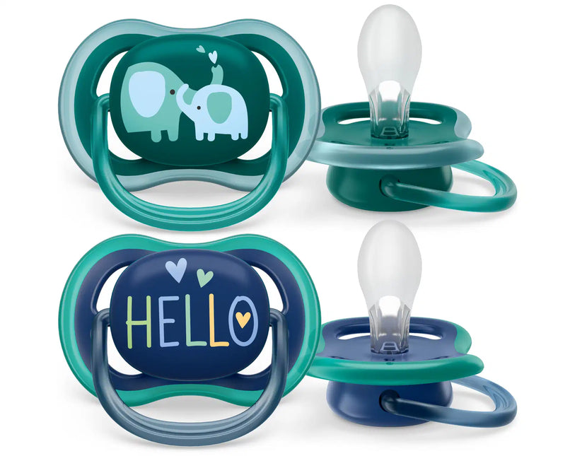 <tc>Philips Avent</tc> Fop<tc>tétine</tc> +18 mois Air Elephant/Hello