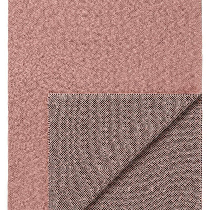 <tc>Noppies</tc> Couverture de berceau réversible en tricot mélangé Misty Rose 100x140cm