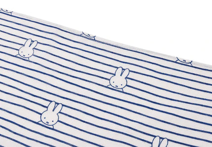 <tc>Jollein</tc> Hydrofile Cloth Miffy Stripe Navy 70cm 3pcs